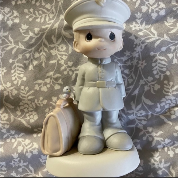 Precious Moments Porcelain Figurine- Marine - Picture 2 of 3